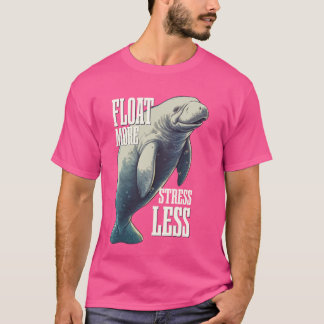 Flyt mer Stressa mindre manateekon T Shirt