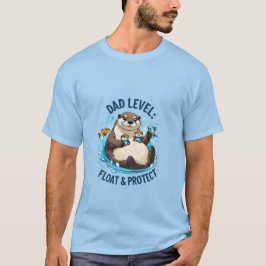 Flyt och skydda - Otter Pappa Funny T-Shirt