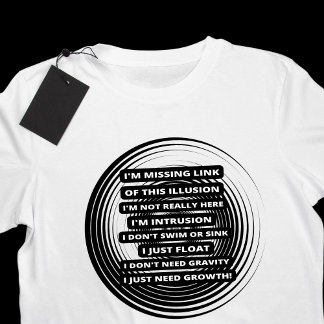 Flyt och utöka optisk bild t shirt