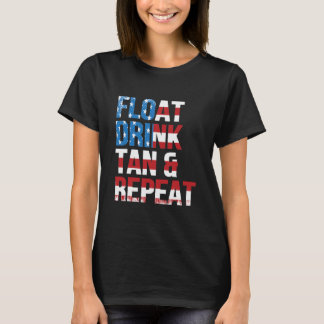 Flyt rattfylleri för upprepad sommarskörd t shirt