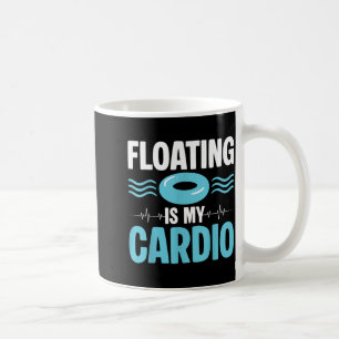 Flyta är min kondition ol Fitness Humor Kaffemugg