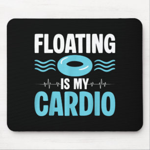 Flyta är min kondition ol Fitness Humor Musmatta