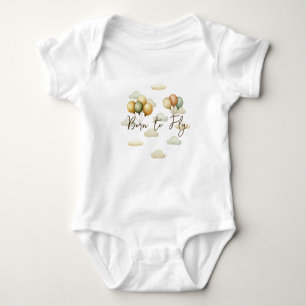 Flyta ballonger Äventyr Born till Fly T Shirt