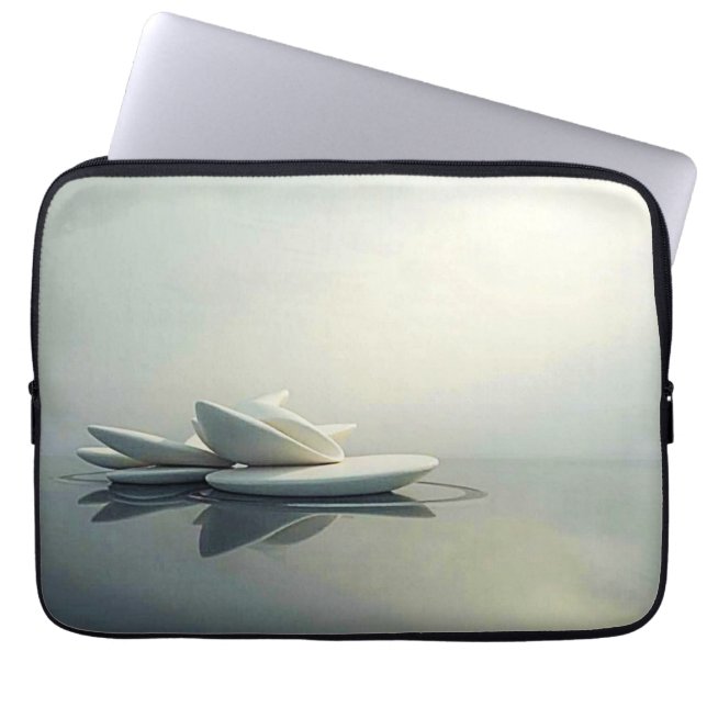 Flyta benen från stendesign laptop fodral (Framsidan)