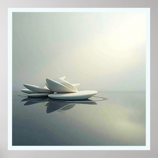 Flyta benen från stendesign poster (Framsidan)