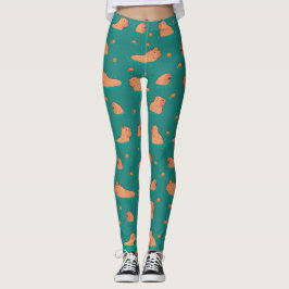 flyta capybaras med orange leggings