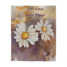 Flyta Daisy vattenfärgsjul