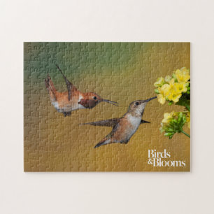 Flyta den Rufous hummingbirden Pussel