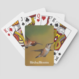 Flyta den Rufous hummingbirden Spelkort