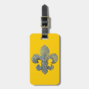 Flyta det Fleur de Lis trycket Bagagebricka