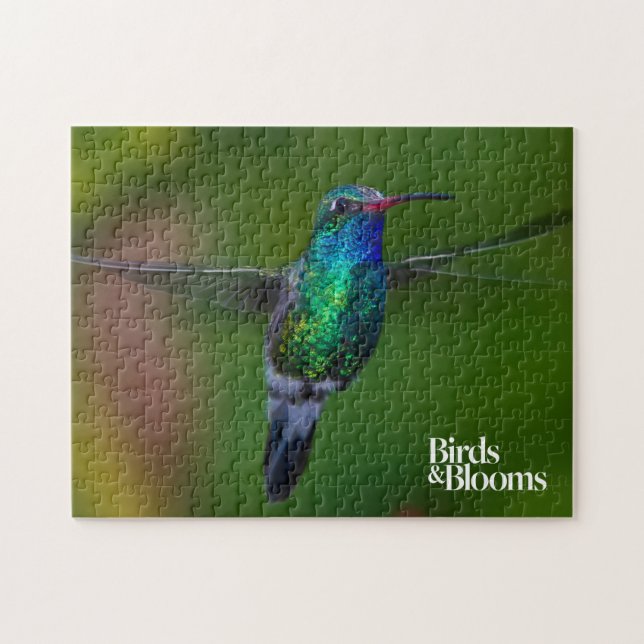 Flyta hummingbirden pussel (Horisontell)