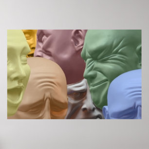 Flyta huvudaffischtrycket poster