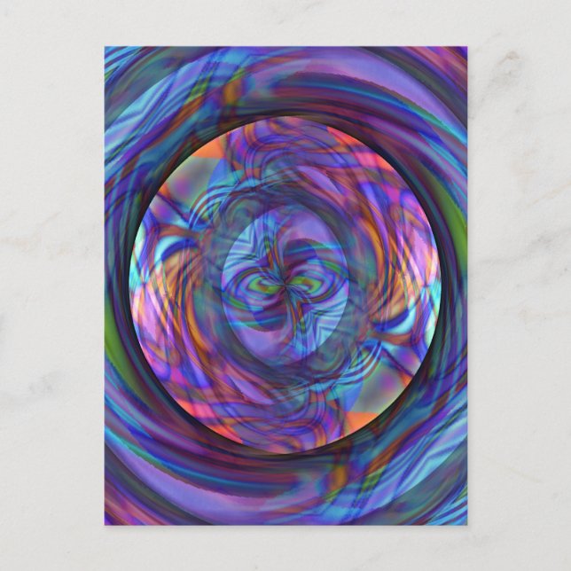 Flyta i en Bassäng av tanke Vykort (Framsida)