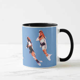 Flyta Koi blue Mugg
