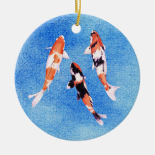 Flyta Koi blue Ornament