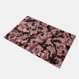 Flyta koppar- eller klippblad över mörkaste röda