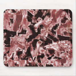 Flyta koppar- eller klippblad över mörkaste röda musmatta