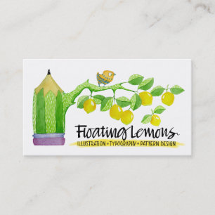 Flyta Lemons, Affärskort Visitkort