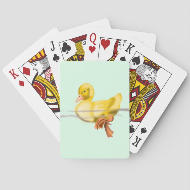Flyta Little Cute Duckling Casinokort (Baksidan)