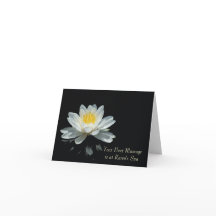 Flyta Lotus Flower Note-kort