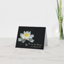 Flyta Lotus Flower Note-kort Kort