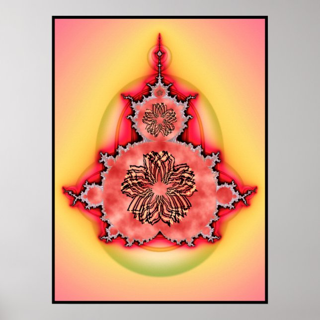 Flyta Mandelbrot Poster (Framsidan)