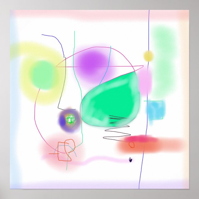 Flyta över rymden poster (Framsidan)