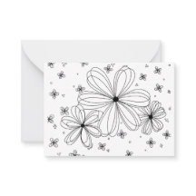 Flyta Petals - anteckningskort för färgskärpa för 