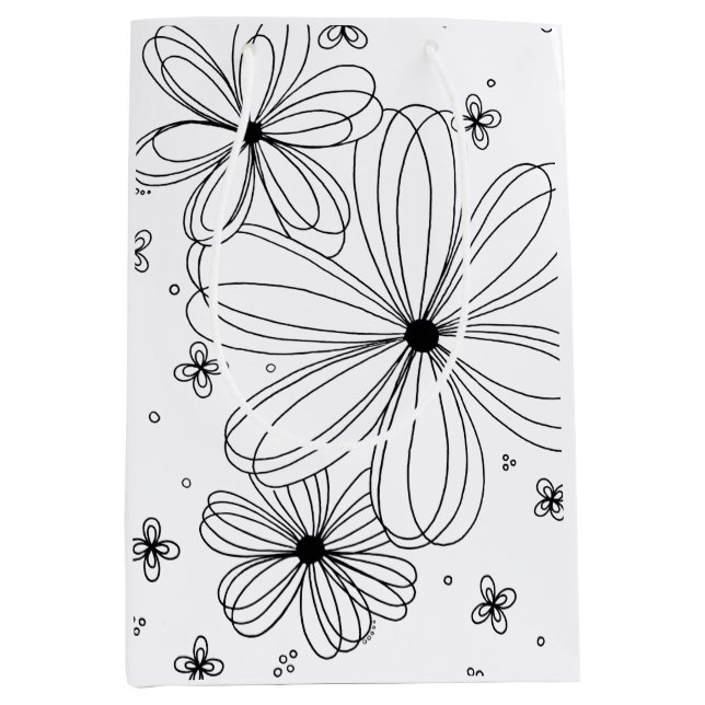 Flyta Petals till färg Gift Bag (Framsidan)