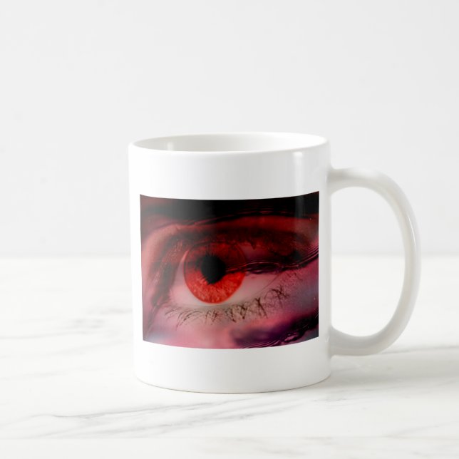 Flyta Red Öga Art Kaffemugg (Höger)