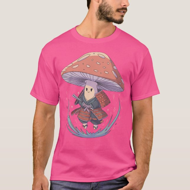 Flyta Samurai Mushroom Spirit T Shirt (Framsida)