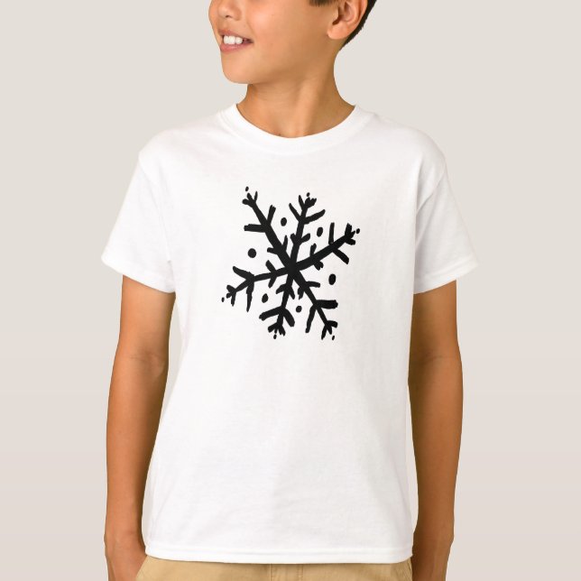 Flyta Snowflake 02 - nd T-shirt (Framsida)