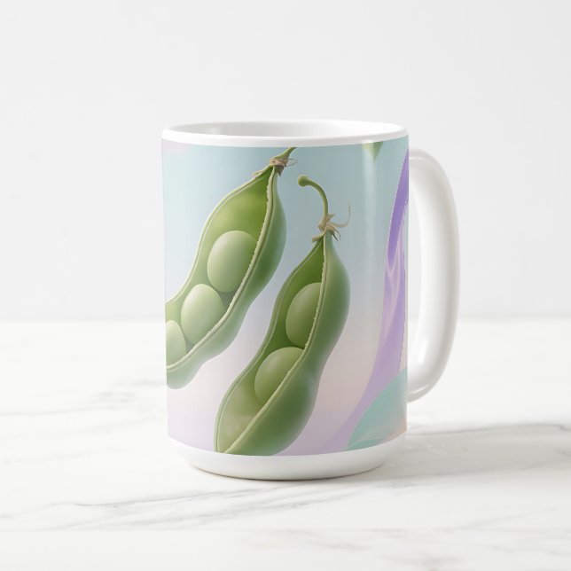 Flytande ärtpods Drömlik Kaffemugg (Framsida höger)