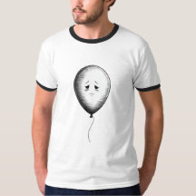 Flytande ballong-grafisk t-shirt