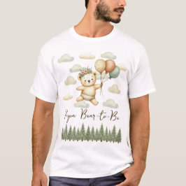 Flytande Bear Äventyr Pappa T Shirt