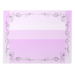 Flytande Beauty Lavender Large Anteckningsblock