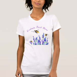 Flytande bin T-skikt med Anpassningsbar text T Shirt