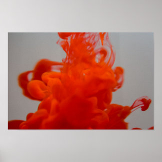 Flytande Bläck i Vatten Poster