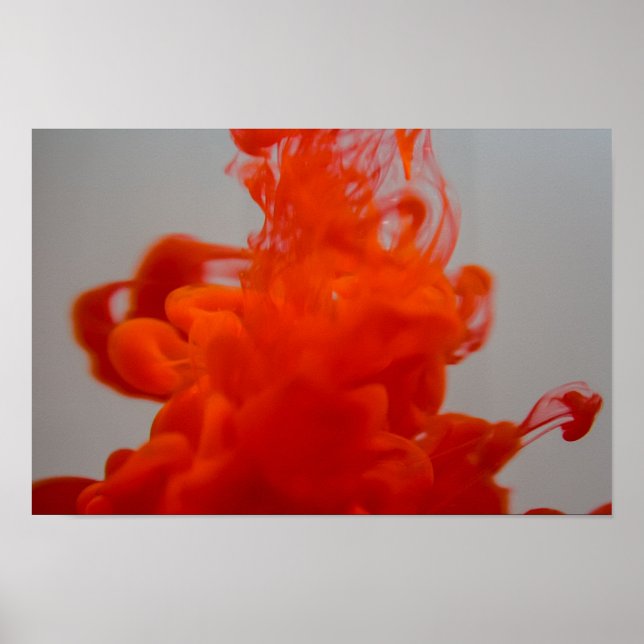 Flytande Bläck i Vatten Poster (Framsidan)