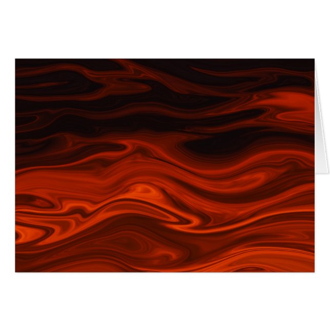 Flytande brand av Shirley Taylor Hälsningskort (Framsidan Horizontal)