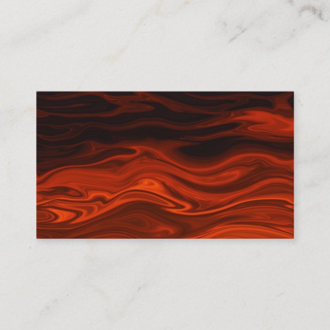 Flytande brand av Shirley Taylor Visitkort (Framsida)