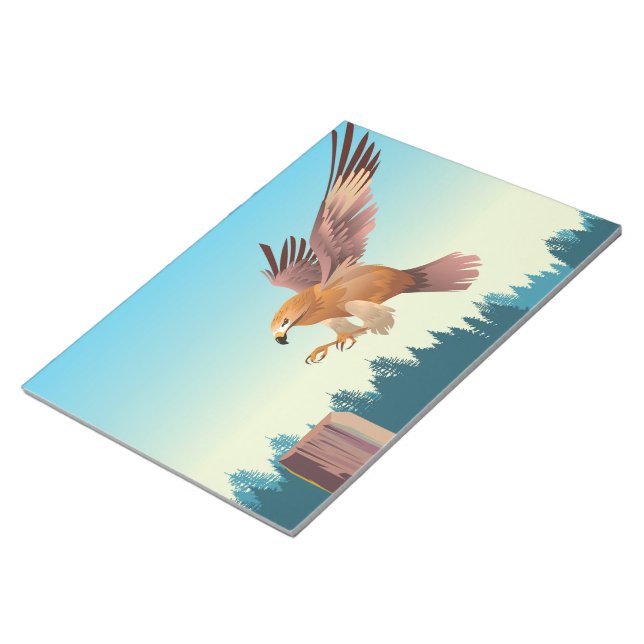 Flytande Buzzard Anteckningsblock (Vinklad)