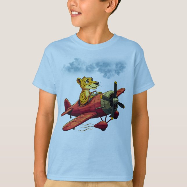 Flytande cheetah t shirt (Framsida)