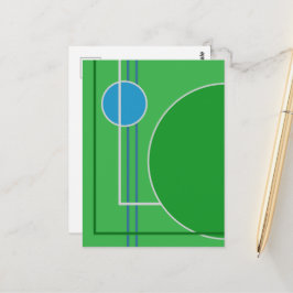 Flytande cirkel 11 Utkast till vykort för utformni