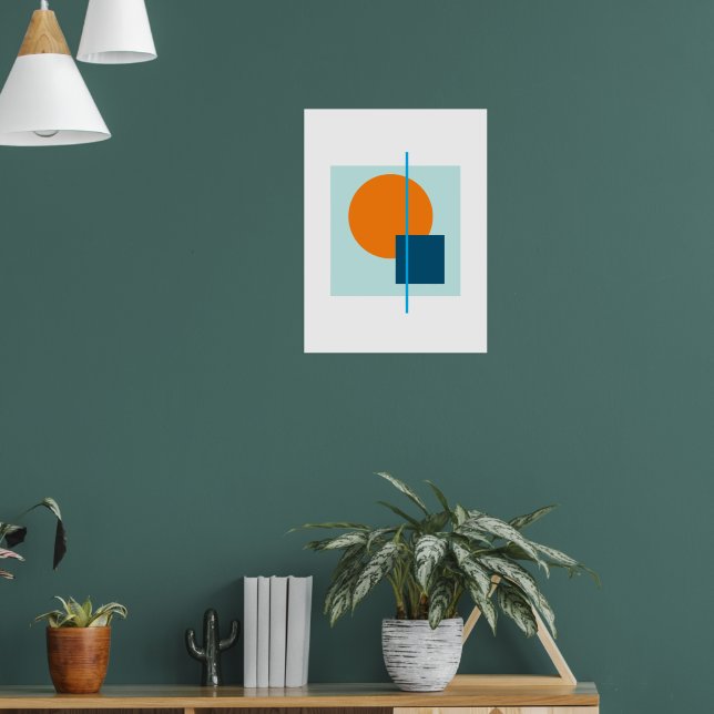 Flytande cirkel 4 poster (Vardagsrum 1)