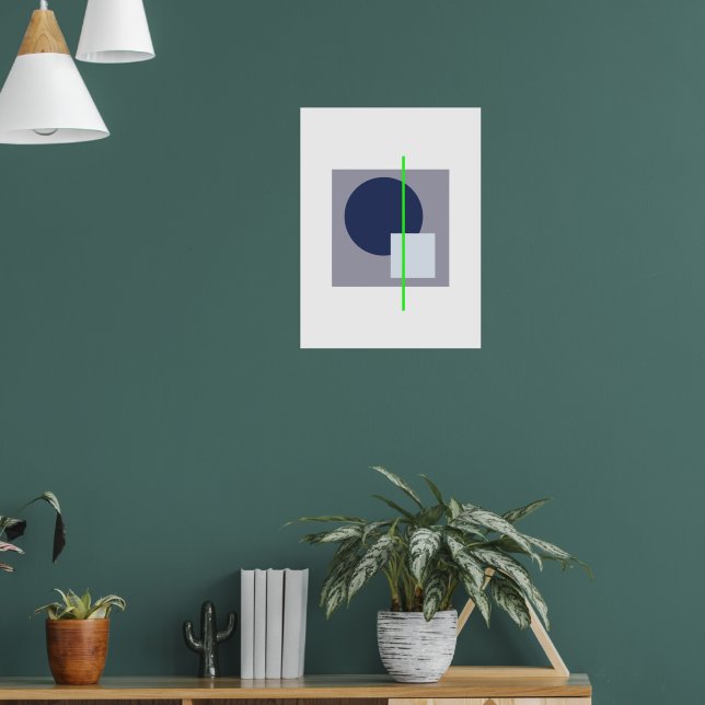 Flytande cirkel 4 poster (Vardagsrum 1)