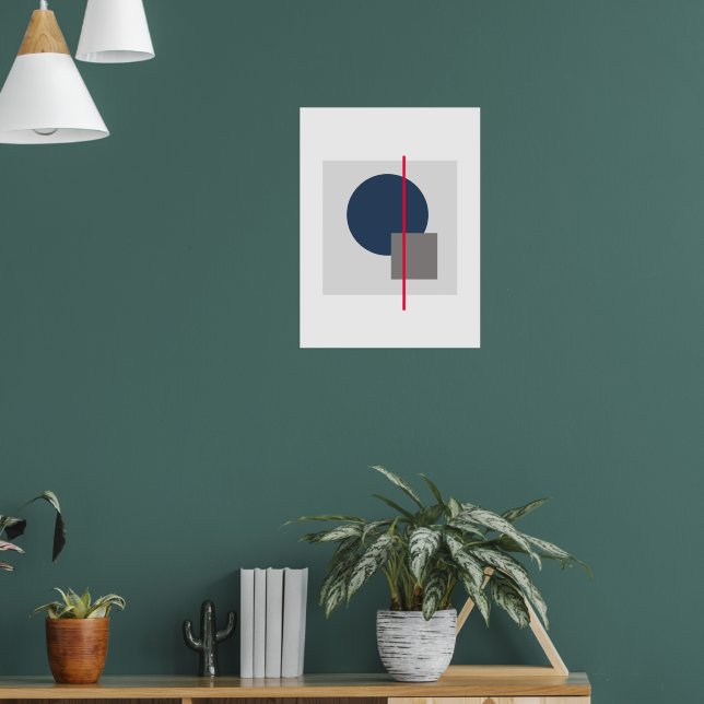Flytande cirkel 4 poster (Vardagsrum 1)
