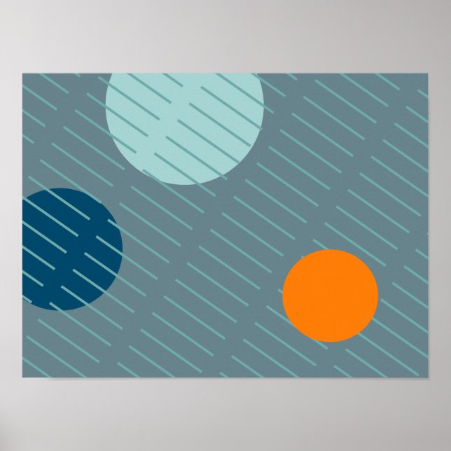 Flytande cirklar 1 poster (Framsidan)