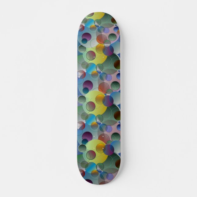 Flytande cirklar Skateboard Bräda 21,5 Cm (Framsida)