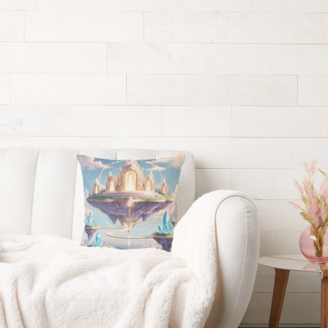 Flytande Crystal Temple Pillow - Etheral Fantasy Kudde (Soffa)